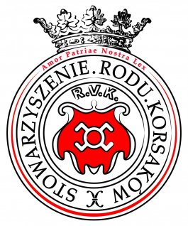 Prezes Stowarzyszenia Rodu Korsaków Michał Korsak z małżonka Beatą właściciele dworu Wyręba